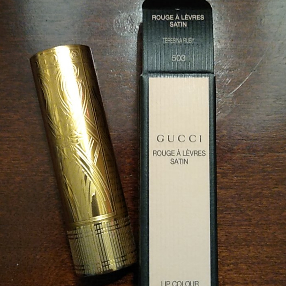 Gucci lipstick satin teresina Ruby 503 - Picture 4 of 4